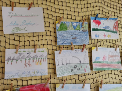 Děti chtějí čistou řeku Bečvu